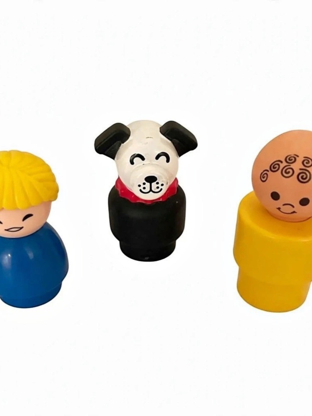 Fisher-Price Vintage “Chunky” Little People Figures from 1990s Lucky Dog